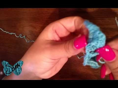 Hojas a crochet primera parte
