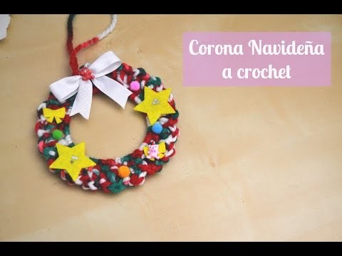 Navidad : Corona a crochet