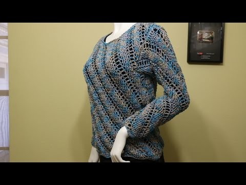 Blusa o Suéter Crochet parte 3 de 3