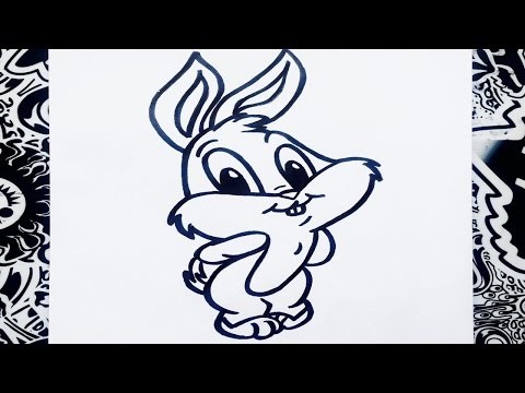 Como dibujar a bugs bunny paso a paso | how to draw bugs bunny