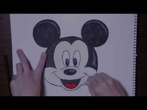 Cómo dibujar a Mickey Mouse fácil. How to draw Mickey Mouse easy.