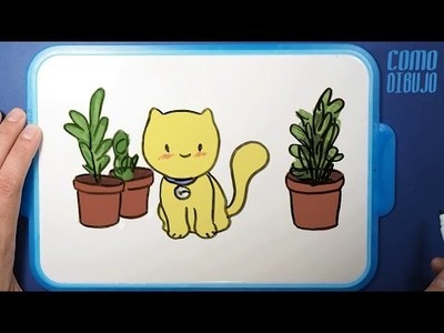 Como Dibujo un Gato Kawaii | How to Draw a Cat