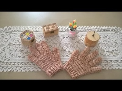 Como tejer guantes en crochet o ganchillo