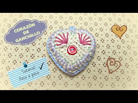 Corazón de Ganchillo. Crochet Heart