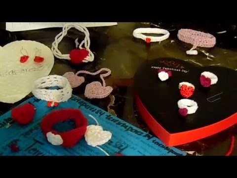 Crochet Hearts. Crazones de crochet