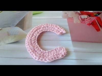 Crochet letra C.how to crochet letter C