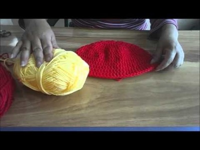 Gorro de Iron Man tejido en Crochet