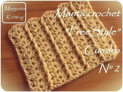 Manta a crochet FreeStyle: cuadro 2 (diestro)