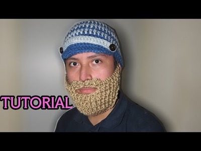 Tutorial de cómo hacer Gorro con Visera y Barba a crochet