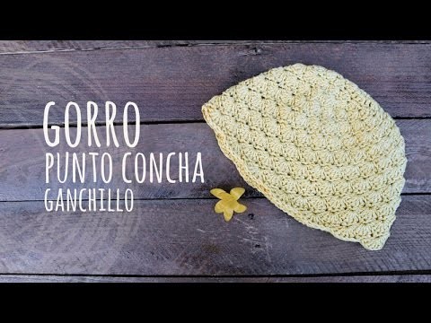 Tutorial Gorro Punto Conchas Ganchillo | Crochet