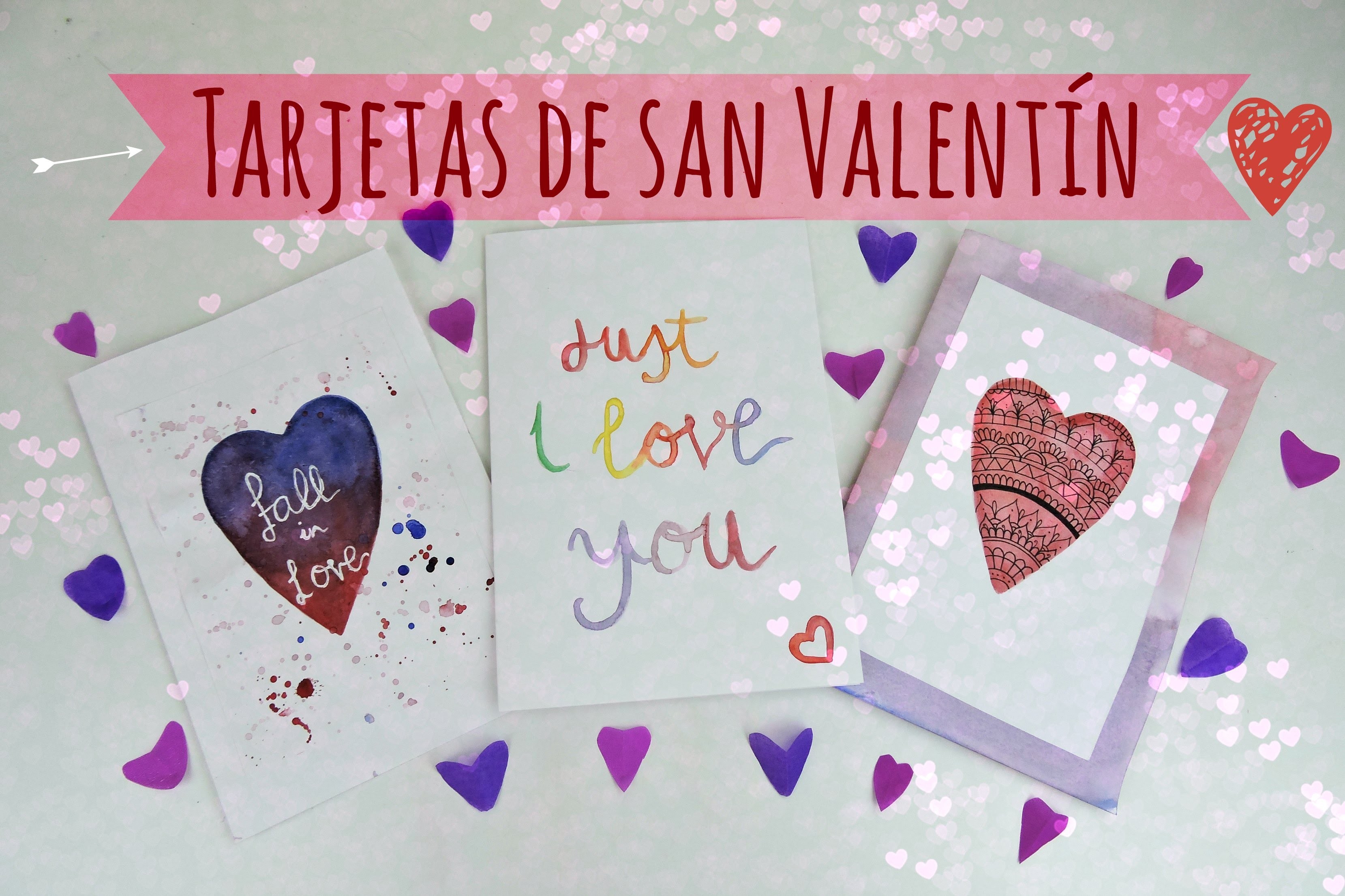 Como hacer tarjetas para san valentín - How to make San Valentine's Day card