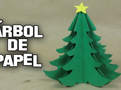 Como Hacer Un Árbol De Navidad De Papel Paso a Paso│How To Make a Paper Christmas Tree