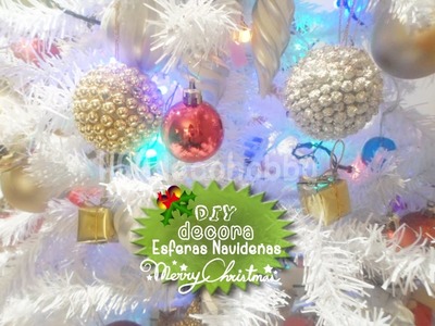 2 DIY haz tus esferas navideñas. ideas para decorar tu árbol de navidad
