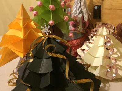 DIY. Arbolitos de Navidad de Papel
