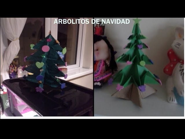 DIY ARBOLITOS DE NAVIDAD | MANUALIDADES PARA NAVIDAD | CHRISTMAS TREE BY CATYTIPS