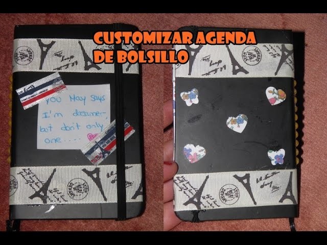 DiY Personalizar una agenda de bolsillo