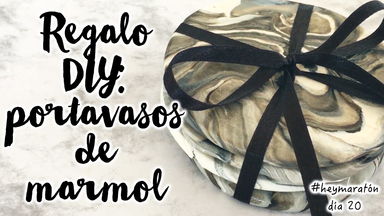 Regalo DIY Portavasos de Marmol | Hey Luz Isabel