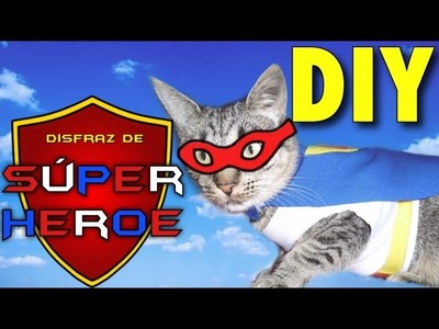 #3 DIY Disfraz de Super Héroe para gato