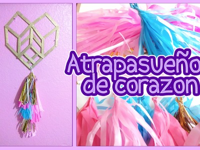 Atrapasueños de corazón - DIY -PAM