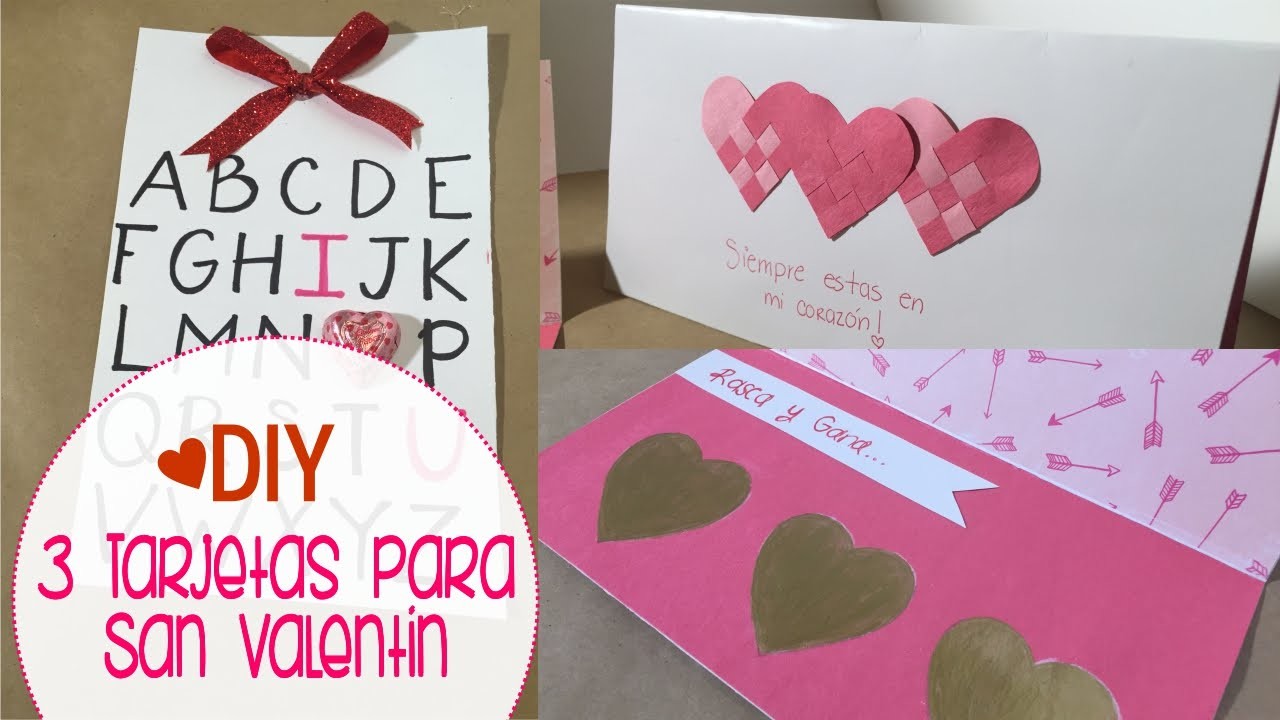 [DIY] 3 Ideas únicas y originales de Tarjetas para San Valentín