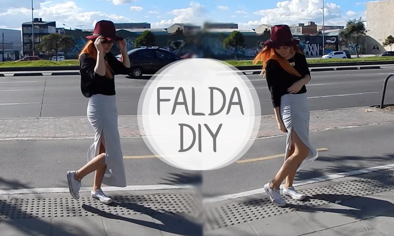 Falda DIY -  Outfit  -Súper fácil!