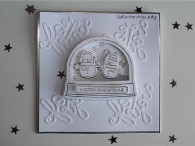 #10. Scrap & Manualidades. "White christmas" card.