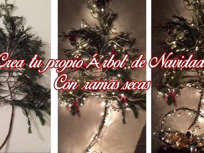 DIY: Crea tu propio Árbol de Navidad con Ramas y Esferas | Christmas Tree ♡ True Vally