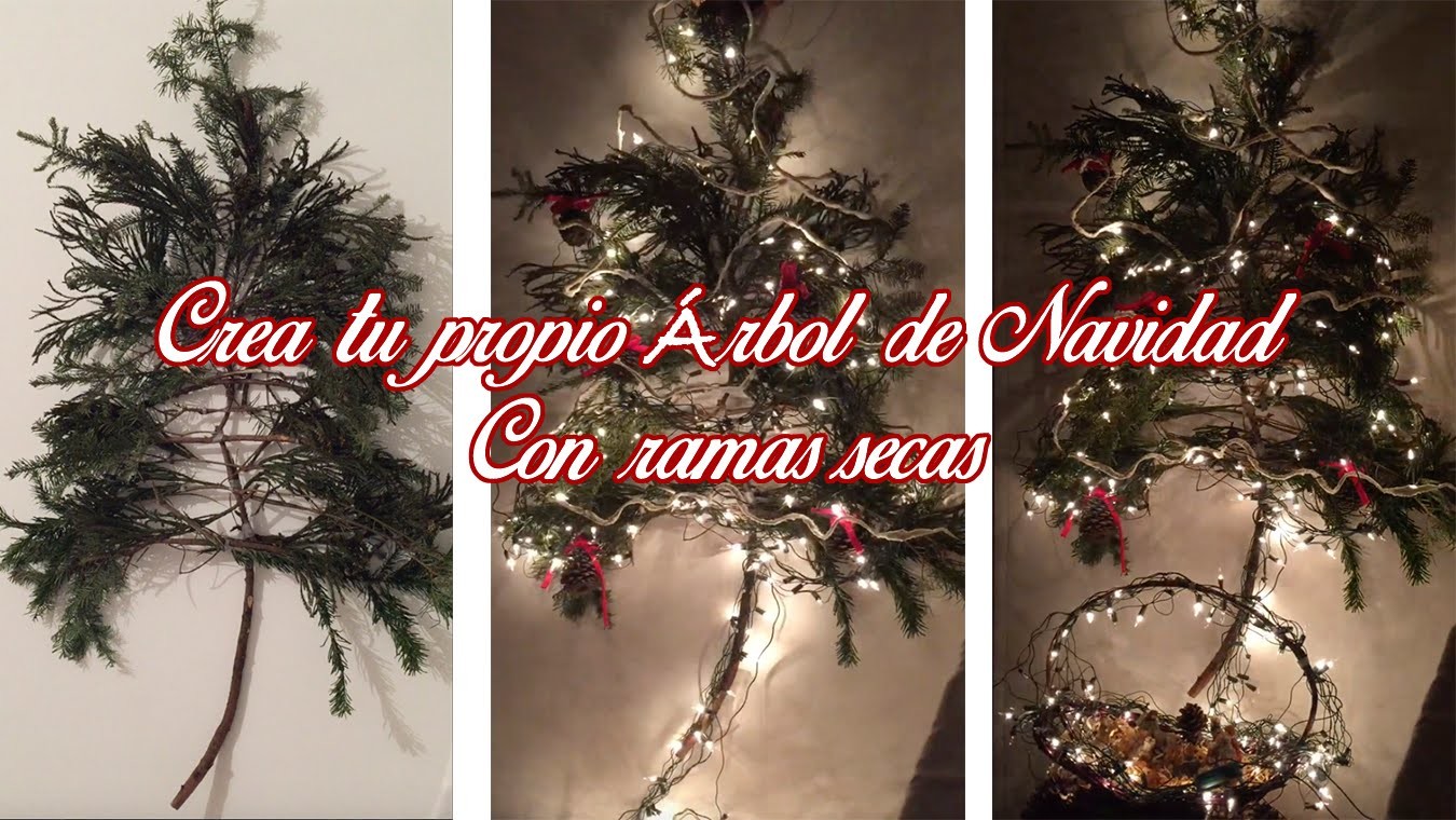 DIY: Crea tu propio Árbol de Navidad con Ramas y Esferas | Christmas Tree ♡ True Vally