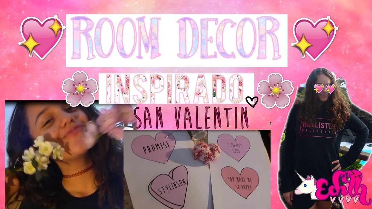 ROOM DECOR SAN VALENTIN- DIY y tips para decorar CUTE