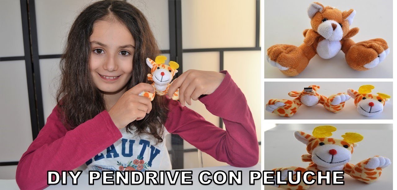 DIY Pendrive Decorado con un Peluche