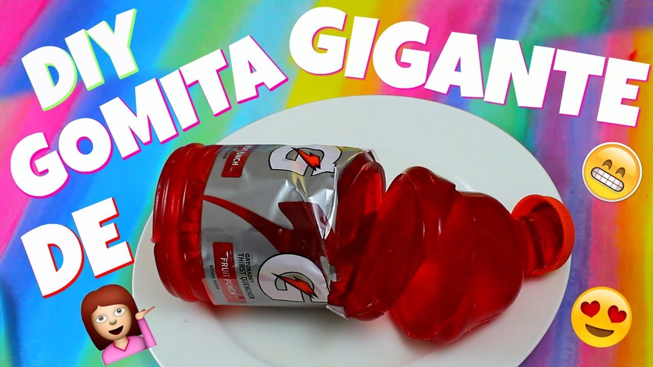 Gomita GIGANTE de Gatorade! | DIY