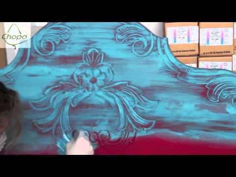 DIY cabecero con pintura Chalky
