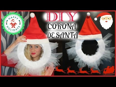 DIY CORONA DE SANTA Navidad Con: Glam Barbie EPISODIO #3
