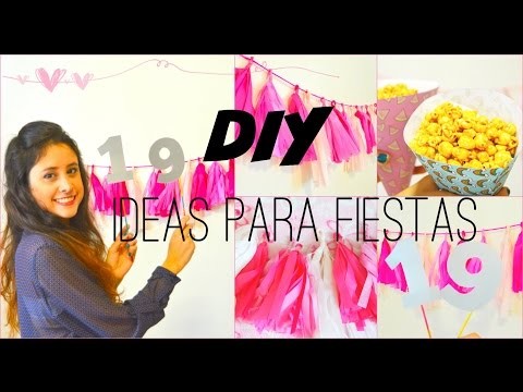 DIY: Decoración para Fiestas - Party Ideas | El Baúl de Carmencita