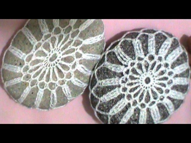 Aprende a tejer una linda piedra a crochet