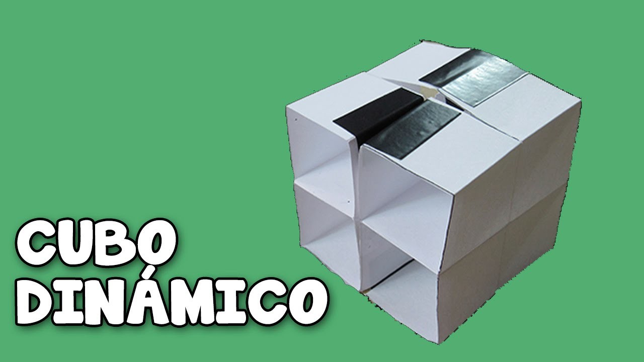 Como Hacer Un Cubo Que Gira Para Todos Los Lados│How To Make a Homemade Paper Origami Cube