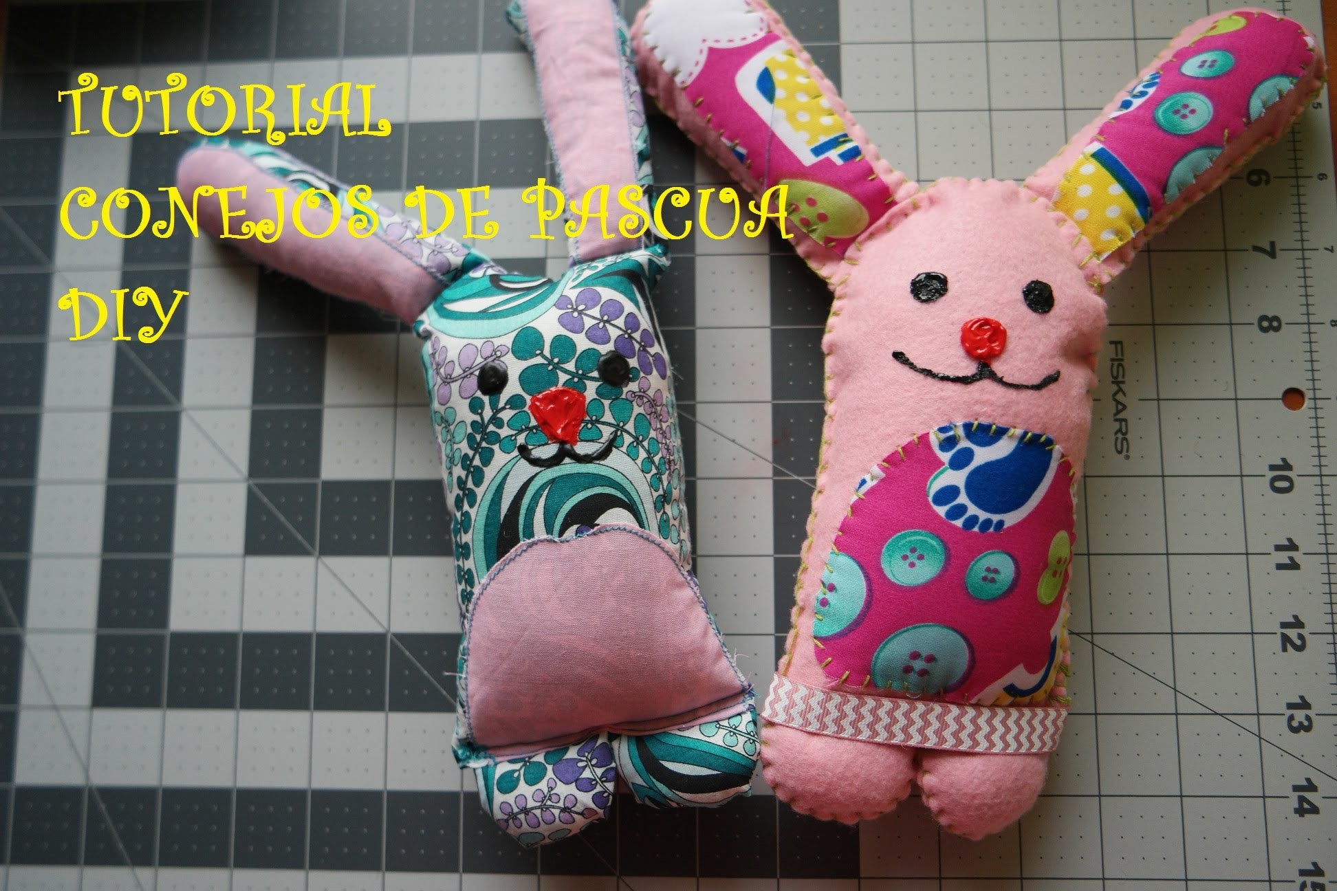 Crafty Mundo Geek - Tutorial - Conejitos de Pascua DIY