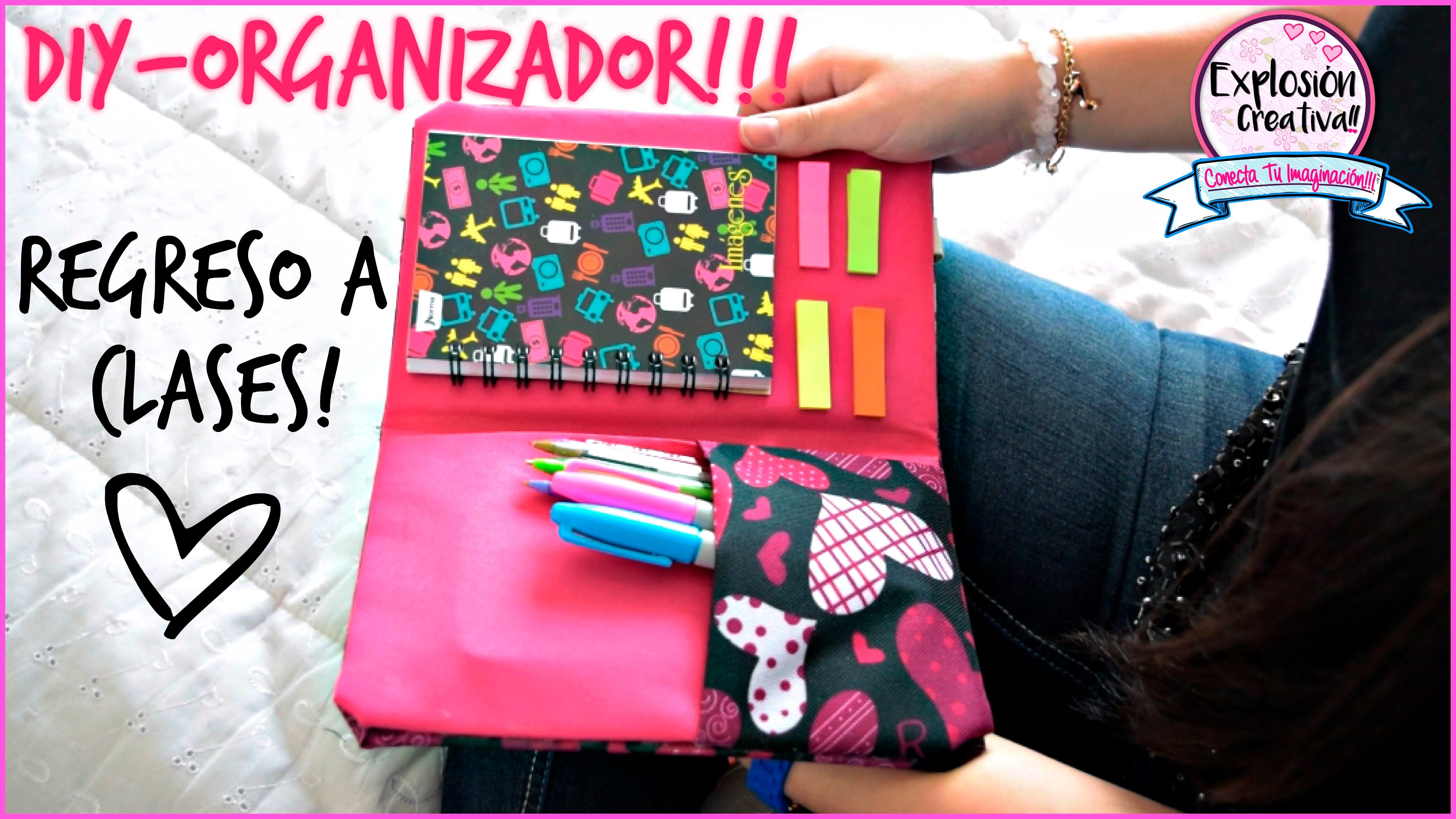 DIY- ORGANIZADOR. REGRESO A CLASES !!!♥