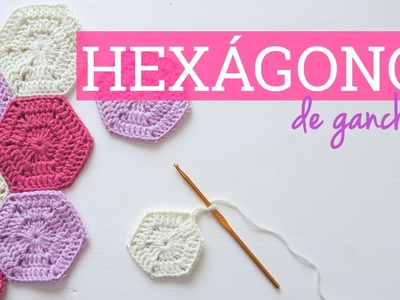 Cómo hacer un hexágono de ganchillo | Crochet hexagon