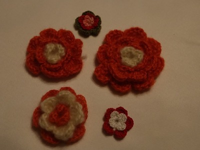 Como hacer  una rosa  tejida a crochet