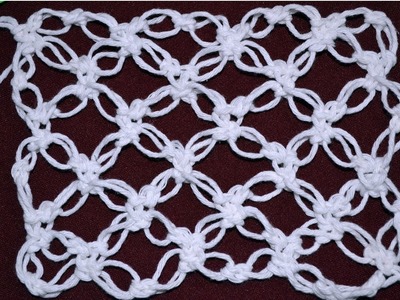Como tejer el Punto Salomon en tejido crochet tutorial paso a paso.