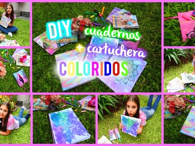 ►DIY: Cuadernos + cartuchera coloridos | Micaela Art
