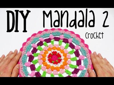 DIY Mandala 2 crochet.ganchillo (tutorial)