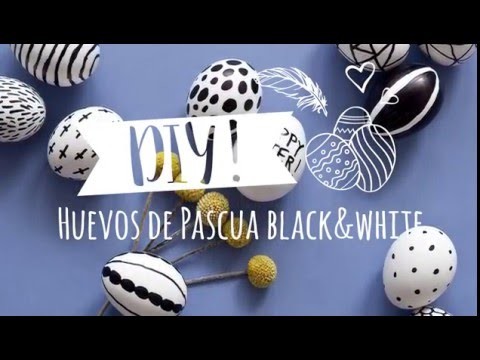 DIY Westwing | Cómo decorar huevos de Pascua: original blanco y negro
