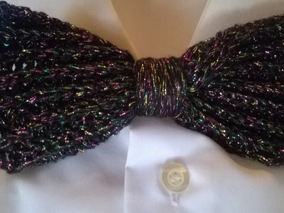 Elegante pajarita - bow tie (ganchillo. crochet)