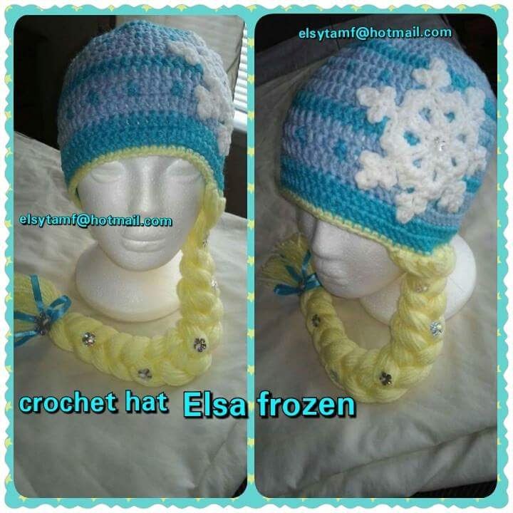 Gorro a crochet de Elsa de Frozen ☆ parte 1