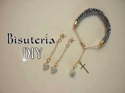 Manualidades:BISUTERÍA (Pulsera y  Pendientes) Fácil DIY - Crafts: Jewelry DIY