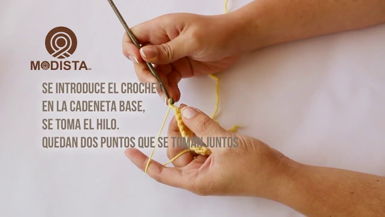 Tutorial: Punto medio a crochet