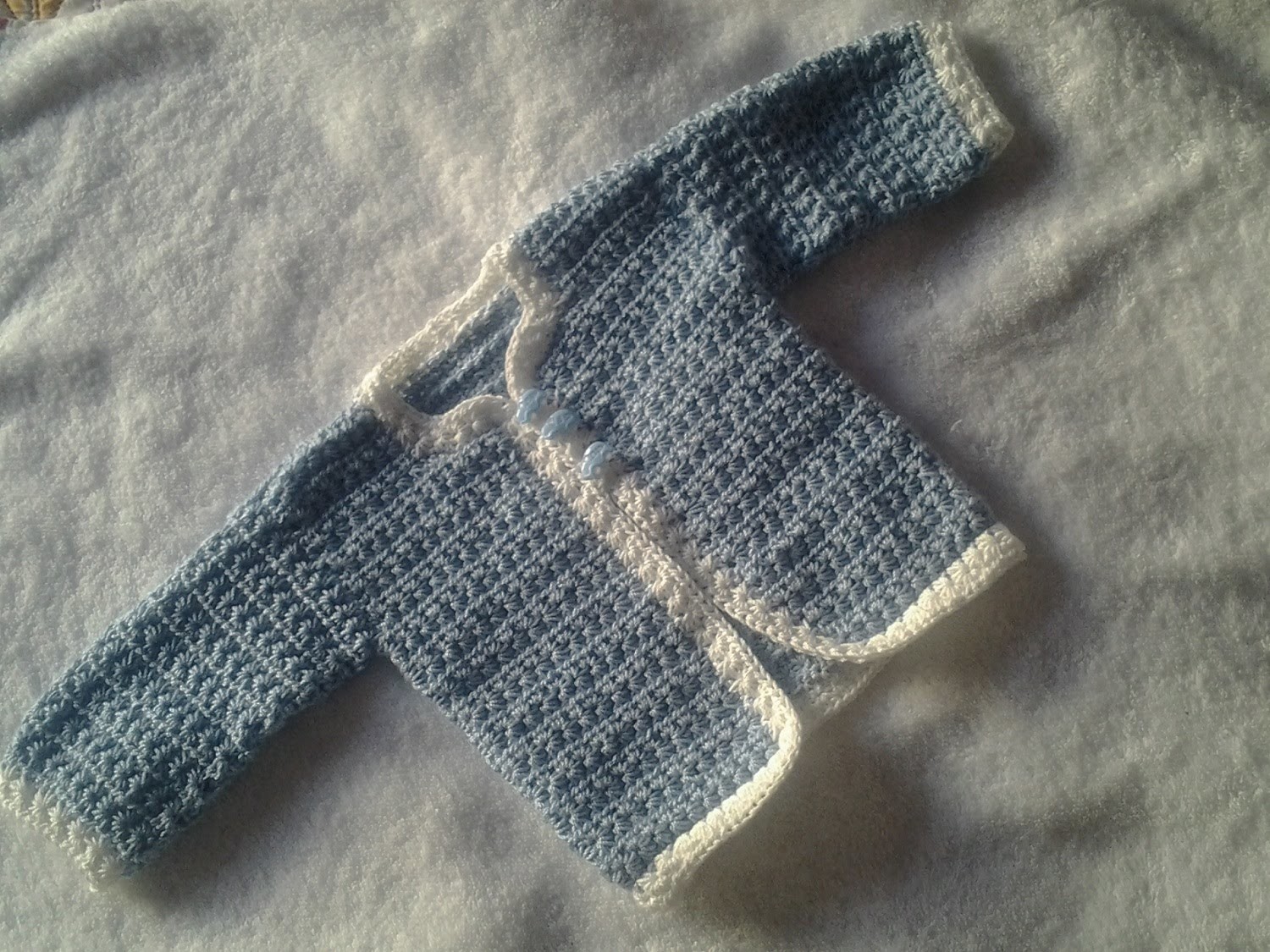 Chaqueta ,chambrita o cardigan a crochet bebe primera puesta #tutorial #pasoapaso