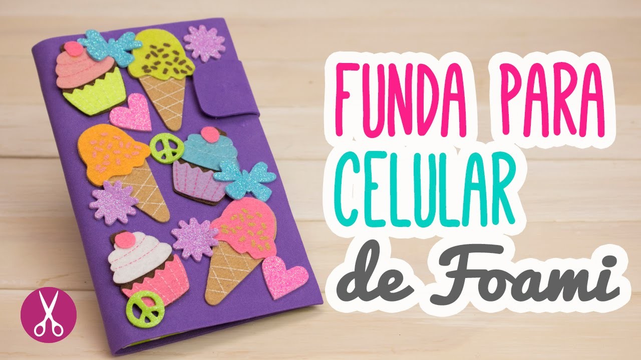 Fundas para Celular Casera de Foami y Cartón | Funda para Móvil Hecha a Mano| Catwalk ♥